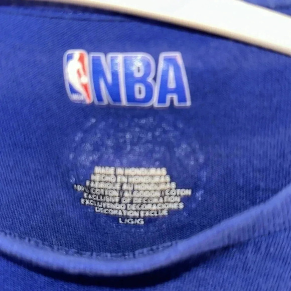 STEPHEN CURRY NBA Basketball short sleeve t-shirt blue Golden State Warriors LG - Picture 9 of 13